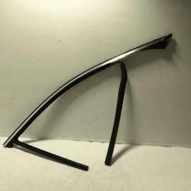 18-23 BMW 530E FRONT PASSENGER DOOR WINDOW RUN CHANNEL SEAL W/UPPER MOLDING OEM