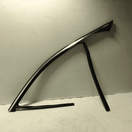 18-23 BMW 530E FRONT PASSENGER DOOR WINDOW RUN CHANNEL SEAL W/UPPER MOLDING OEM
