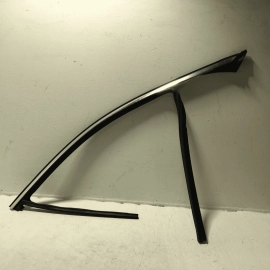 18-23 BMW 530E FRONT PASSENGER DOOR WINDOW RUN CHANNEL SEAL W/UPPER MOLDING OEM