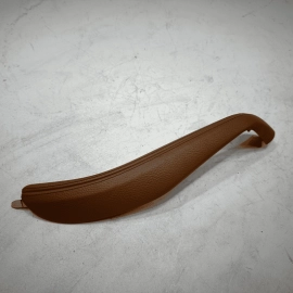 18-23 BMW 530e Rear Left Driver Side Door Pull Handle Leather Cover OEM  Cognac