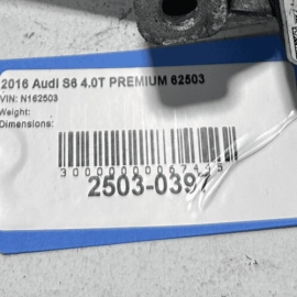 AUDI S6 2013-2018 4.0L ENGINE MOTOR FRONT MOUNT BRACKET INSULATOR & SENSOR OEM