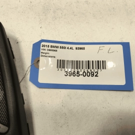 2011-2016 BMW 550i xDrive Front Left Driver Door Corner Speaker Trim Cover OEM 2011-2016 BMW 550i xDrive Front Left Driver Door Corner Speaker Trim Cover OEM