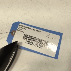 2011-2016 BMW 550i xDrive Rear Left Driver Door Handle Outer Gray *A90* OEM