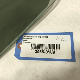 2011-2016 BMW 550i xDrive Front Left Driver Door Window Glass OEM