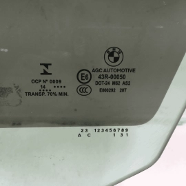 2011-2016 BMW 550i xDrive Front Left Driver Door Window Glass OEM