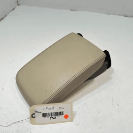2012-19 Volkswagen Passat Center Console Storage Cover Leather Armrest OEM Beige