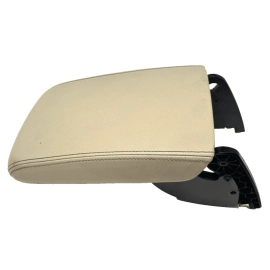 2012-19 Volkswagen Passat Center Console Storage Cover Leather Armrest OEM Beige