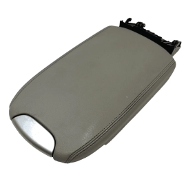 2007-12 Mercedes GL450 Center Console Storage Cover Leather Armrest Lid OEM Gray