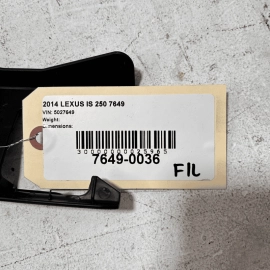 2014-2015 LEXUS IS250 FRONT RIGHT PASSENGER SIDE SEAT TRACK RAIL TRIM COVER OEM