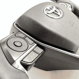 2018 - 2023 Toyota Camry XSE Steering Wheel Leather & Switches Black OEM