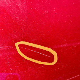 2018-2023 GMC TERRAIN FRONT PASSENGER EXTERIOR DOOR SHELL PANEL OEM RED *GPJ*