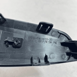 REAR DRIVER SIDE DOOR WINDOW SWITCH BEZEL PANEL TRIM OEM 2018-2020 HONDA ACCORD REAR DRIVER SIDE DOOR WINDOW SWITCH BEZEL PANEL TRIM OEM 2018-2020 HONDA ACCORD