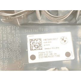 Rear Light In Trunk Lid, Right OEM 7369122 2014-2019 BMW 340 XI F30 F31