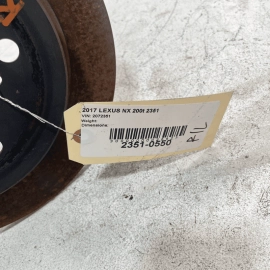 2015-2021 Lexus NX200T NX300H Rear Left or Right Wheel Disk Brake Rotor OEM 1PCS 2015-2021 Lexus NX200T NX300H Rear Left or Right Wheel Disk Brake Rotor OEM 1PCS