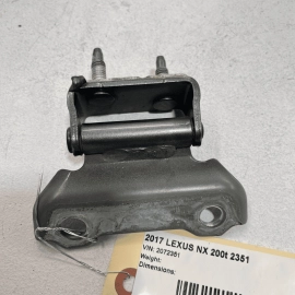 15-21 LEXUS NX200T NX300H REAR LOWER PASSENGER SIDE DOOR HINGE GRAY OEM *1H9* 15-21 LEXUS NX200T NX300H REAR LOWER PASSENGER SIDE DOOR HINGE GRAY OEM *1H9*