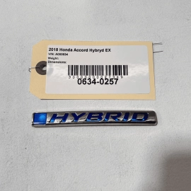 2018-2020 HONDA ACCORD TRUNK LID HYBRID NAMEPLATE EMBLEM BADGE LOGO OEM