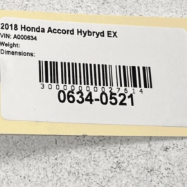 HONDA ACCORD HYBRID 2018-2020 2.0L FUEL GAS TANK FEED HOSE TUBE PIPE LINE OEM