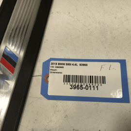 2011-2016 BMW 550i xDrive Front Left Driver Door Sill Scuff Plate OEM