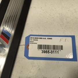 2011-2016 BMW 550i xDrive Front Left Driver Door Sill Scuff Plate OEM