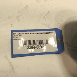 2014-2023 Jeep Cherokee Rear 2 Row Left or Right Side Seat Leather Headrest OEM