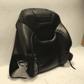 2014 Jeep Cherokee Front Passenger Seat Back Cover Cushion Black  Leather OEM