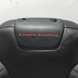 2014 Jeep Cherokee Front Passenger Seat Back Cover Cushion Black  Leather OEM