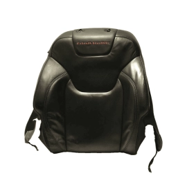 2014 Jeep Cherokee Front Passenger Seat Back Cover Cushion Black  Leather OEM