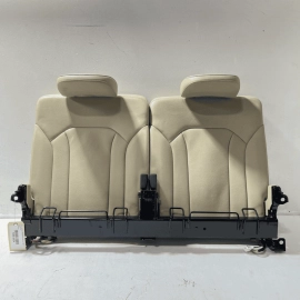 2017-2019 AUDI Q7 REAR 3RD ROW SEAT UPPER CUSHION W/ HEADRESTS & FRAME OEM BEIGE