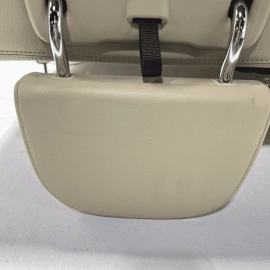 2017-2019 AUDI Q7 REAR 3RD ROW SEAT UPPER CUSHION W/ HEADRESTS & FRAME OEM BEIGE