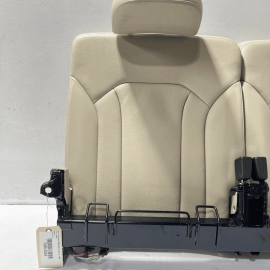 2017-2019 AUDI Q7 REAR 3RD ROW SEAT UPPER CUSHION W/ HEADRESTS & FRAME OEM BEIGE