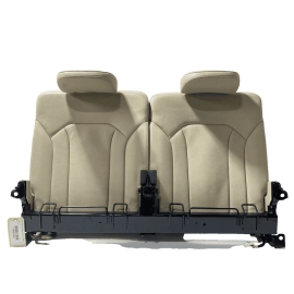 2017-2019 AUDI Q7 REAR 3RD ROW SEAT UPPER CUSHION W/ HEADRESTS & FRAME OEM BEIGE