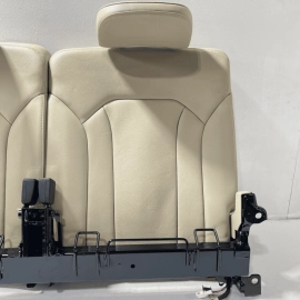 2017-2019 AUDI Q7 REAR 3RD ROW SEAT UPPER CUSHION W/ HEADRESTS & FRAME OEM BEIGE