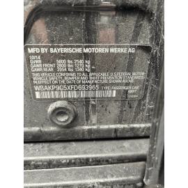 2014-2016 BMW 550XI XDRIVE 4.4L GAS ENGINE MOTOR HVAC HEATER CONTROL VALVE OEM