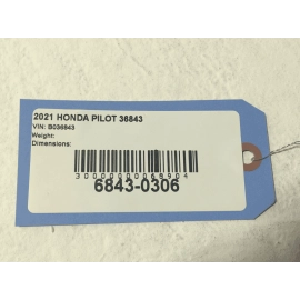 2016-2022 Honda Pilot Dashboard Center Upper Center Pillar Trim Molding OEM