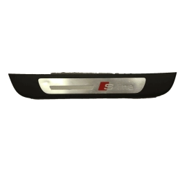 AUDI A6 S LINE 2012-2018 REAR DRIVER SIDE DOOR SILL SCUFF STEP PLATE COVER OEM