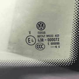 2018-2025 Volkswagen Atlas Rear Passenger Right Side Quarter Window Glass OEM