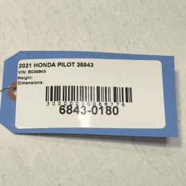 2016-2022 HONDA PILOT REAR LIFTGATE TAILGATE UPPER GATE TRIM COVER PANEL OEM