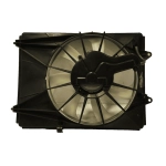 16-22 HONDA PILOT FRONT PASSANGER SIDE RADIATOR COOLING FAN MOTOR & SHROUD OEM