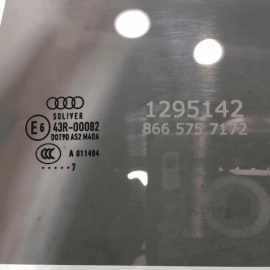 AUDI A6 S6 REAR LEFT DRIVER SIDE DOOR WINDOW GLASS 2012 - 2018 OEM