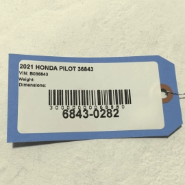 2019-2022 Honda Pilot Oxigen Sensor Lambda OEM