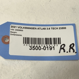 21-2025 VOLKSWAGEN ATLAS REAR PASSENGER SIDE BLIND SPOT RADAR SENSOR BRACKET OEM