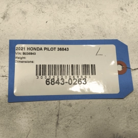 16-22 HONDA PILOT FRONT DRIVER SIDE RADIATOR COOLING FAN MOTOR & SHROUD OEM