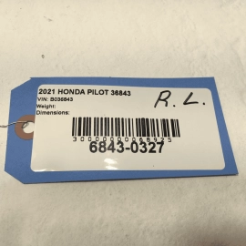 2016-2022 HONDA PILOT REAR LEFT DRIVER SIDE TAIL GATE HINGE COVER OEM