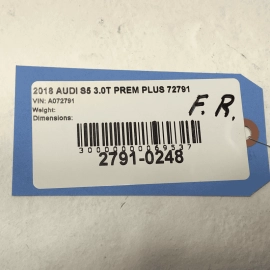 2018-2024 AUDI A5 S5 SPORTBACK FRONT RIGHT DOOR EXTERIOR CORNER COVER TRIM