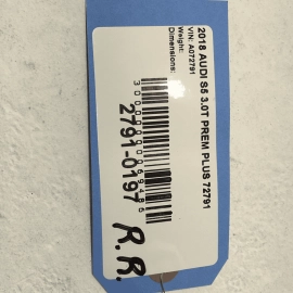 2018-2020 AUDI S5 REAR PASSENGER SIDE BLIND SPOT RADAR SENSOR CONTROL MODULE OEM