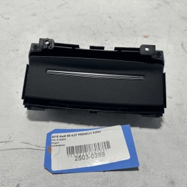 2012-2018 AUDI A6 S6 CENTER CONSOLE BACK POWER OUTLET SOCKET & BEZEL TRIM OEM