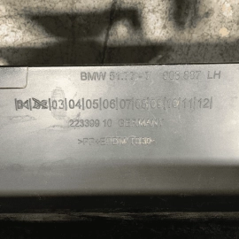 BMW 550 F10 LEFT DRIVER SIDE SKIRT ROCKER MOLDING PANEL 2011-2016 OEM *A90* GRAY