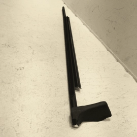 AUDI A6 S6 FRONT LEFT DRIVER SIDE DOOR WINDOW BELT MOLDING CHROME 2012-2018 OEM