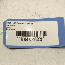 2019-2022 Honda Pilot Center Console Rear Back Media Panel w/Power Outlet OEM