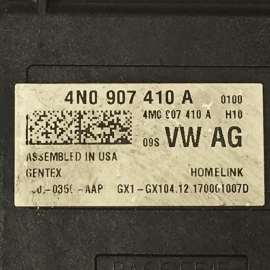 2018-2024 AUDI S5 HOMELINK GARAGE DOOR OPENER CONTROL MODULE UNIT OEM